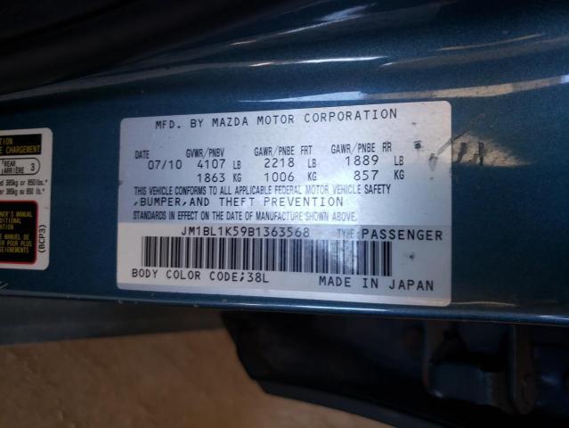 Photo 10 from auction – 2011 MAZDA 3 S with VIN JM1BL1K59B1363568