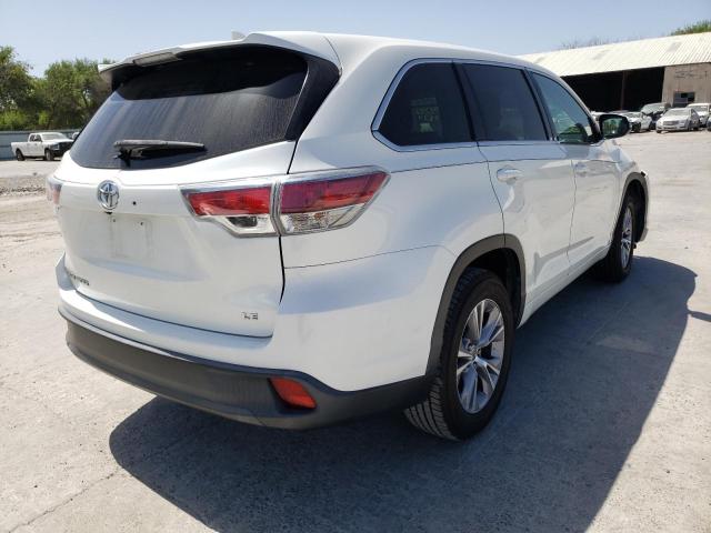 Photo 4 from auction – 2014 TOYOTA HIGHLANDER with VIN 5TDZKRFH4ES027824