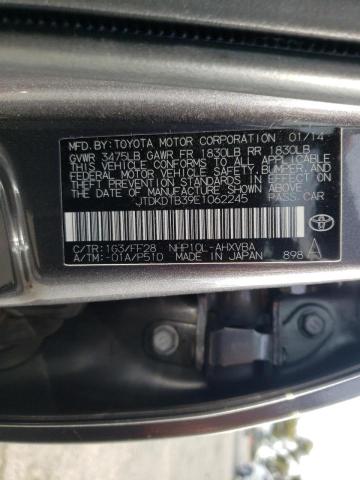 Photo 10 from auction – 2014 TOYOTA PRIUS C with VIN JTDKDTB39E1062245