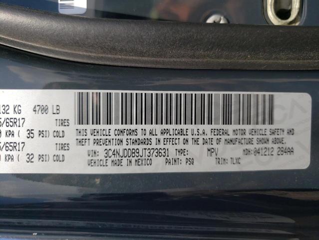 Photo 10 from auction – 2018 JEEP COMPASS TR with VIN 3C4NJDDB9JT373631