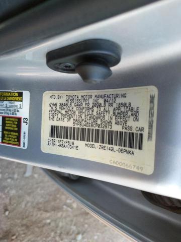 Photo 10 from auction – 2012 TOYOTA COROLLA BA with VIN 5YFBU4EE8CP032973