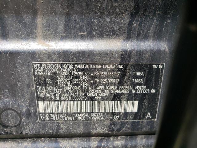 Photo 10 from auction – 2020 TOYOTA RAV4 LE with VIN 2T3F1RFV4LC066213