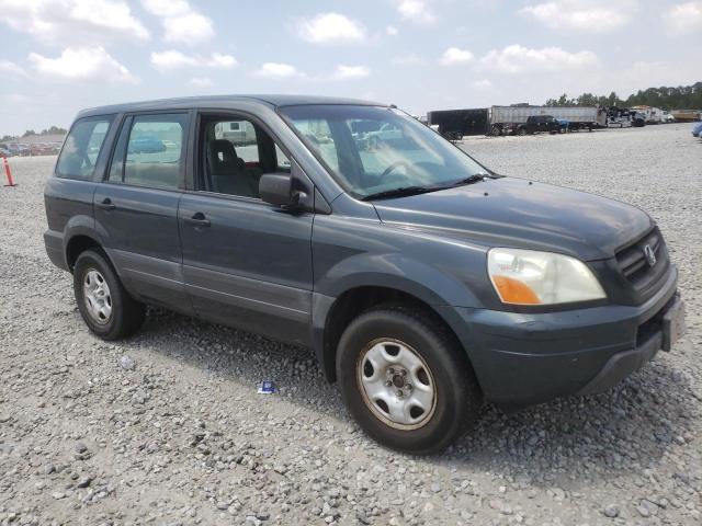 HONDA PILOT LX 2005 with VIN 2HKYF18135H519414 - Photo from auction