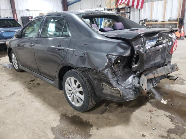 Photo 3 from auction – 2009 TOYOTA COROLLA BA with VIN 2T1BU40E59C062349