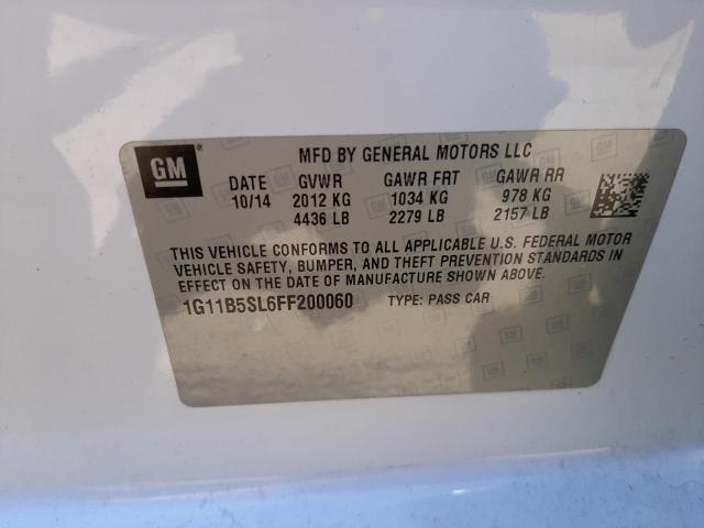 Photo 10 from auction – 2015 CHEVROLET MALIBU LS with VIN 1G11B5SL6FF200060