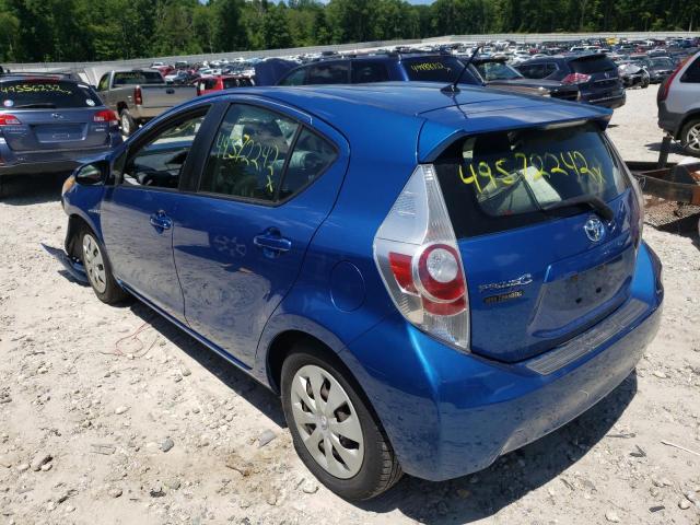 Photo 3 from auction – 2012 TOYOTA PRIUS C with VIN JTDKDTB33C1024555