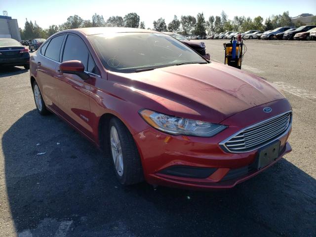 FORD FUSION SE 2018 with VIN 3FA6P0LU7JR221638 - Photo from auction