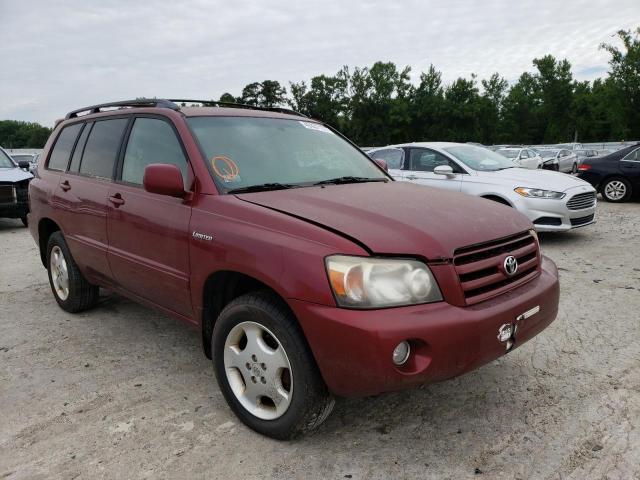 TOYOTA HIGHLANDER 2005 с VIN JTEEP21A550075770 - Фото с аукциона