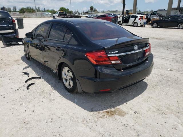 Photo 3 from auction – 2014 HONDA CIVIC LX with VIN 19XFB2F51EE021442