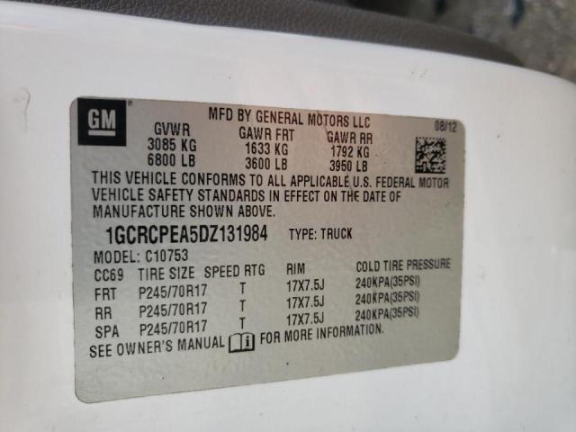 Photo 10 from auction – 2013 CHEVROLET SILVERADO with VIN 1GCRCPEA5DZ131984