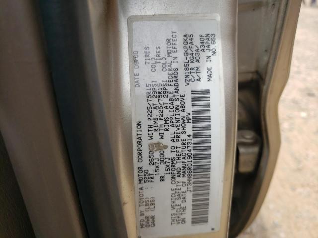 Photo 10 from auction – 2001 TOYOTA 4RUNNER SR with VIN JT3HN86R019047314