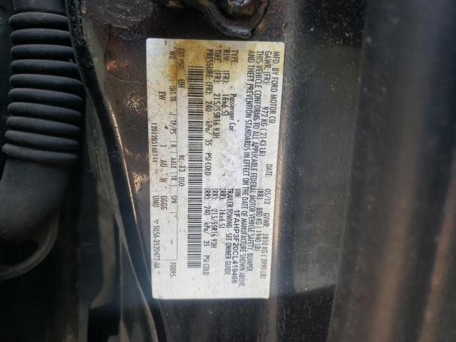 Photo 10 from auction – 2012 FORD FOCUS SE with VIN 1FAHP3F20CL419466