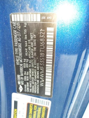 Photo 10 from auction – 2008 MINI COOPER with VIN WMWMF33518TU68321