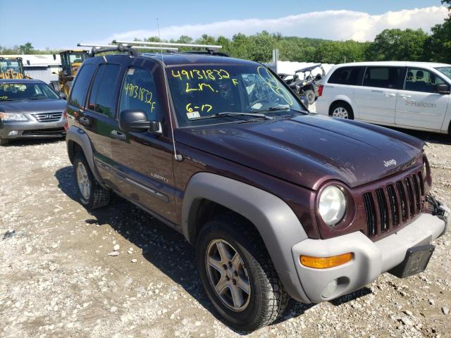 JEEP LIBERTY SP 2004 with VIN 1J4GL48K74W323476 - Photo from auction