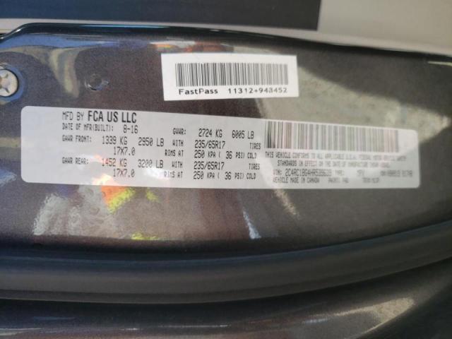 Photo 10 from auction – 2017 CHRYSLER PACIFICA T with VIN 2C4RC1BG4HR539639