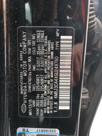 Photo 10 from auction – 2016 HYUNDAI TUCSON LIM with VIN KM8J3CA4XGU249760