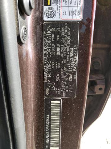 Photo 10 from auction – 2011 KIA FORTE EX with VIN KNAFU4A22B5376644