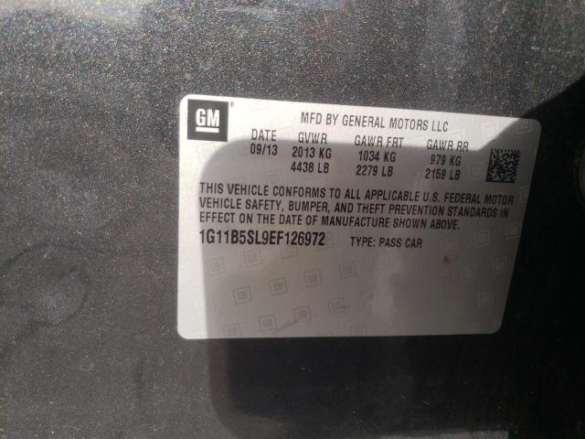 Photo 10 from auction – 2014 CHEVROLET MALIBU LS with VIN 1G11B5SL9EF126972