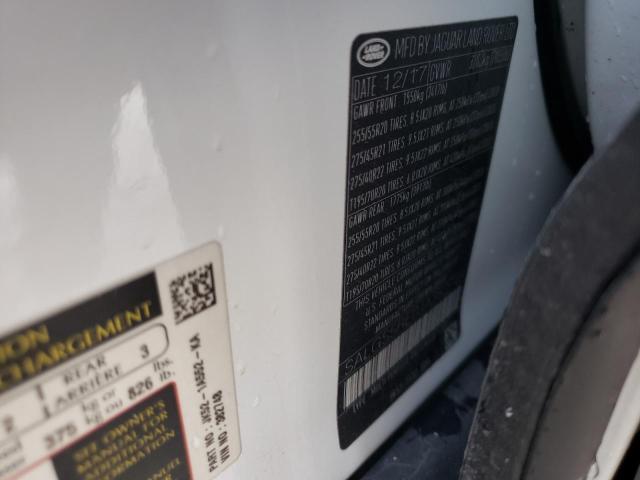 Photo 10 from auction – 2018 LAND ROVER RANGE ROVE with VIN SALGS5RE0JA382748