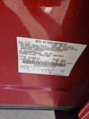 Photo 10 from auction – 2015 FORD FLEX SEL with VIN 2FMHK6C88FBA19478