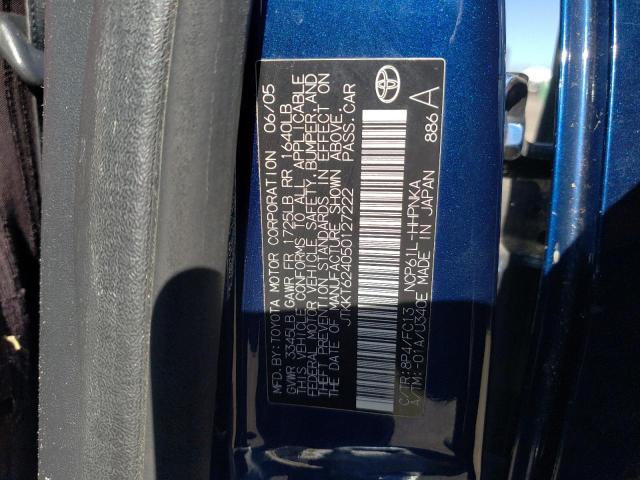 Photo 10 from auction – 2005 TOYOTA SCION XA with VIN JTKKT624050127222