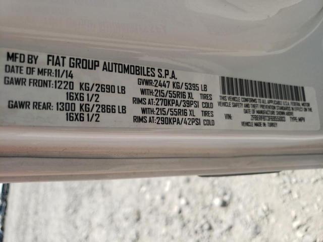 Photo 10 from auction – 2015 RAM PROMASTER with VIN ZFBERFBT3F6955003