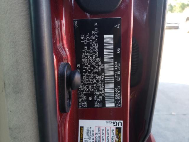 Photo 10 from auction – 2008 LEXUS GX 470 with VIN JTJBT20X980155406