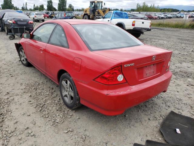 Photo 3 from auction – 2004 HONDA CIVIC EX with VIN 1HGEM21054L085055