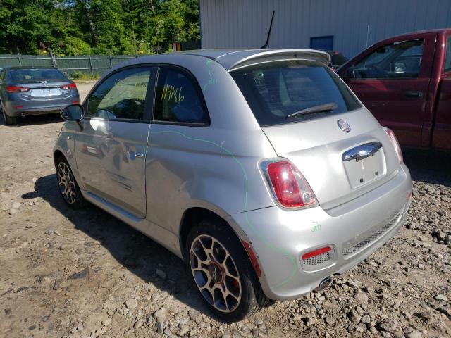 Photo 3 from auction – 2012 FIAT 500 SPORT with VIN 3C3CFFBR2CT125975