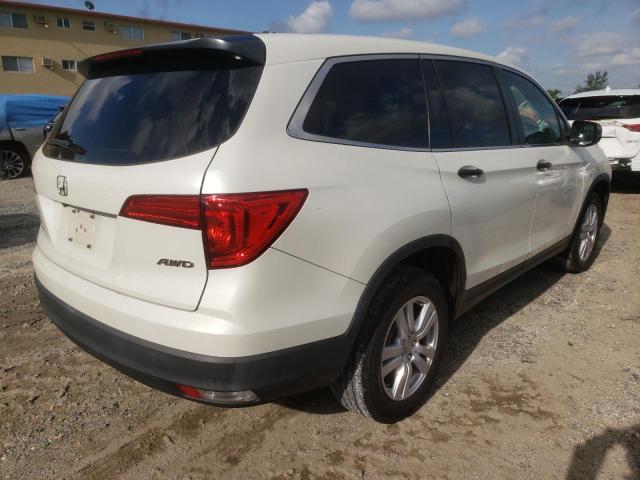 Photo 4 from auction – 2017 HONDA PILOT LX with VIN 5FNYF6H15HB065330