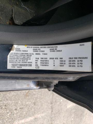 Photo 10 from auction – 2005 CHEVROLET COLORADO with VIN 1GCDT136658281390