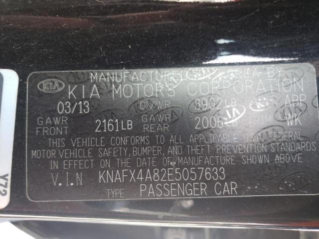 Photo 10 from auction – 2014 KIA FORTE EX with VIN KNAFX4A82E5057633
