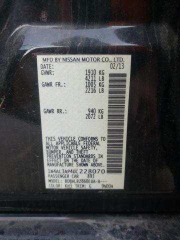 Photo 10 from auction – 2013 NISSAN ALTIMA 2.5 with VIN 1N4AL3AP4DC228070