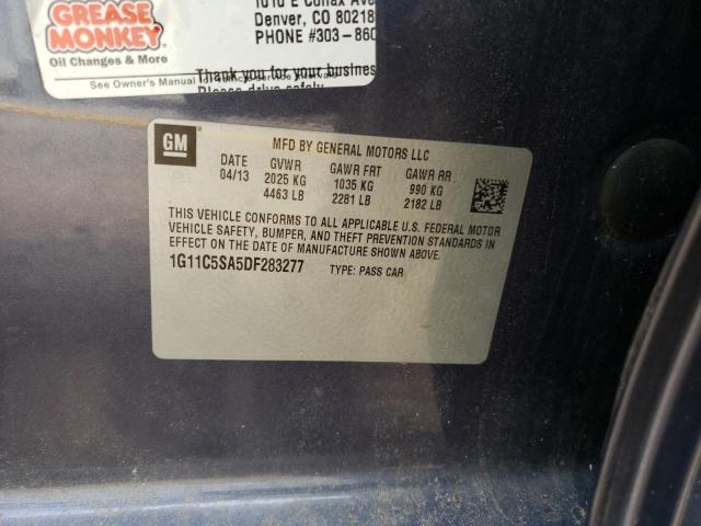 Photo 10 from auction – 2013 CHEVROLET MALIBU 1LT with VIN 1G11C5SA5DF283277