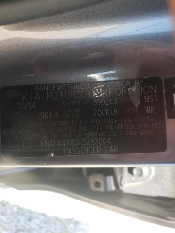 Photo 10 from auction – 2015 KIA FORTE EX with VIN KNAFX4A83F5283004