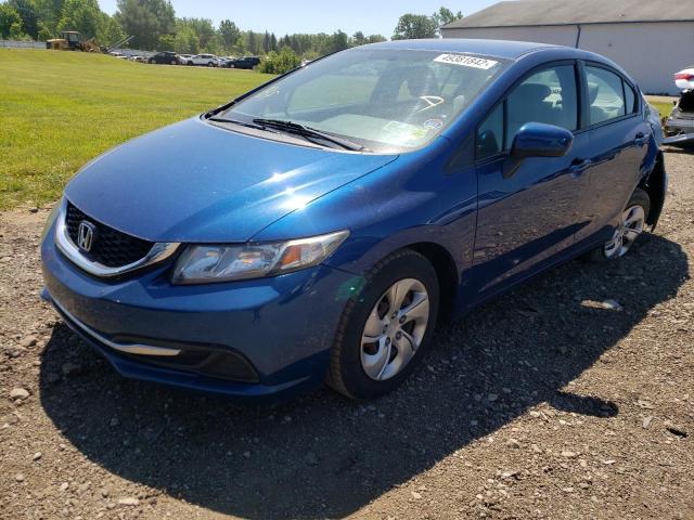 Photo 2 from auction – 2015 HONDA CIVIC LX with VIN 19XFB2F59FE215511