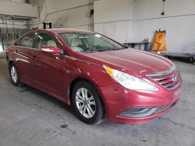 HYUNDAI SONATA GLS 2014 with VIN 5NPEB4AC5EH816454 - Photo from auction