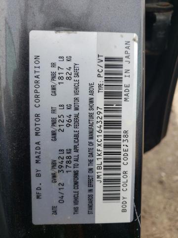 Photo 10 from auction – 2012 MAZDA 3 I with VIN JM1BL1KFXC1643297