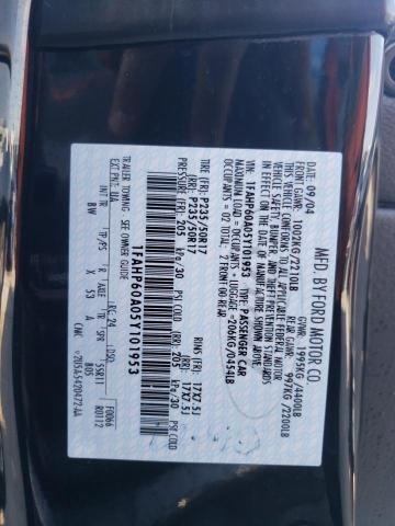 Photo 10 from auction – 2005 FORD THUNDERBIR with VIN 1FAHP60A05Y101953