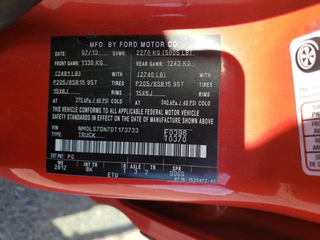 Photo 10 from auction – 2013 FORD TRANSIT CO with VIN NM0LS7DN7DT173733