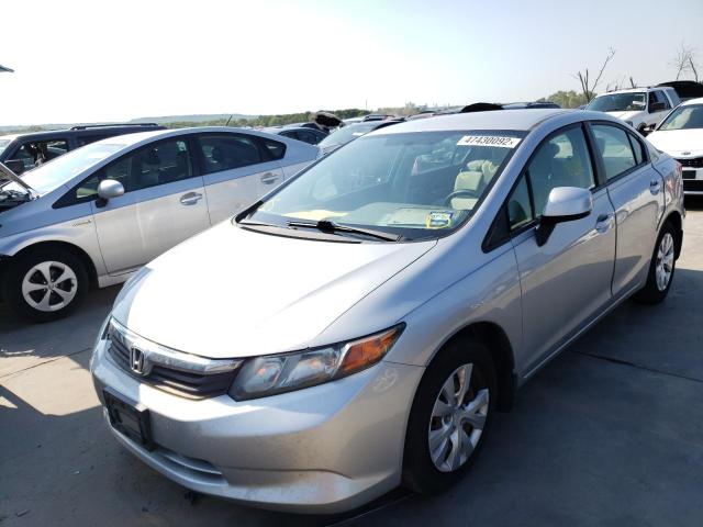 Photo 2 from auction – 2012 HONDA CIVIC LX with VIN 19XFB2F50CE106303