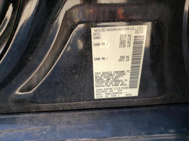 Photo 10 from auction – 2013 NISSAN ALTIMA 2.5 with VIN 1N4AL3AP7DC155308