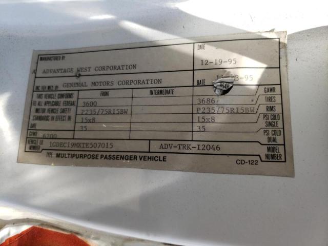 Photo 10 from auction – 1996 GMC SIERRA C15 with VIN 1GDEC19MXTE507015