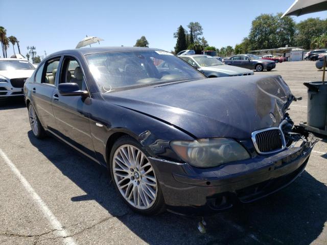 BMW 750 2007 with VIN WBAHN83567DT75191 - Photo from auction