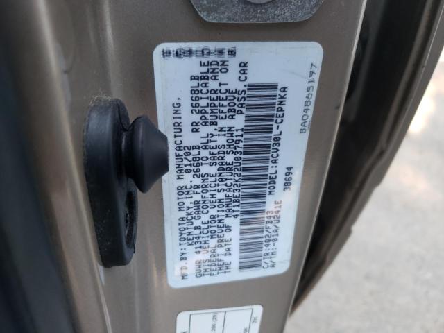 Photo 10 from auction – 2002 TOYOTA CAMRY LE with VIN 4T1BE32K22U037911