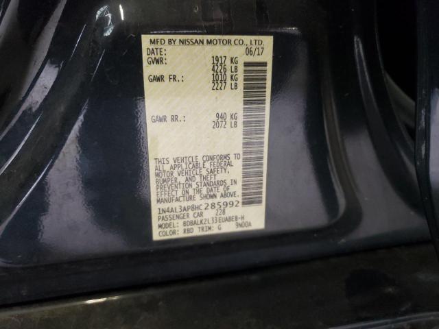 Photo 10 from auction – 2017 NISSAN ALTIMA 2.5 with VIN 1N4AL3AP8HC285992
