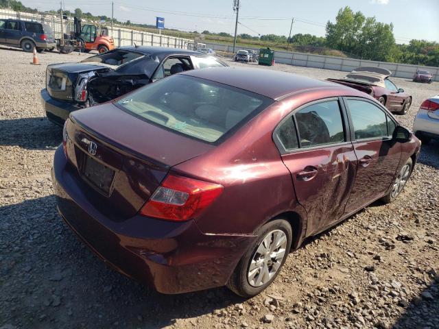 Photo 4 from auction – 2012 HONDA CIVIC LX with VIN 19XFB2F54CE057980