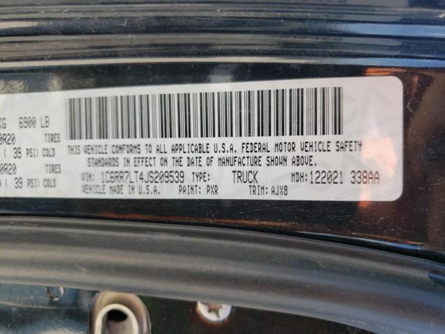 Photo 10 from auction – 2018 RAM 1500 SLT with VIN 1C6RR7LT4JS209539