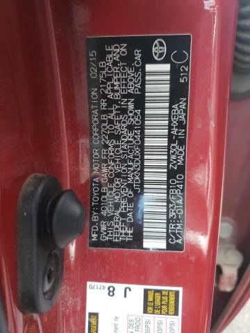 Photo 10 from auction – 2015 TOYOTA PRIUS with VIN JTDKN3DUXF0441054