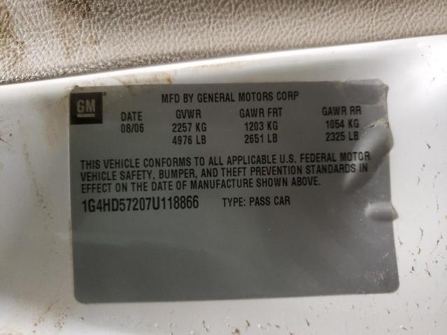 Photo 10 from auction – 2007 BUICK LUCERNE CX with VIN 1G4HD57207U118866